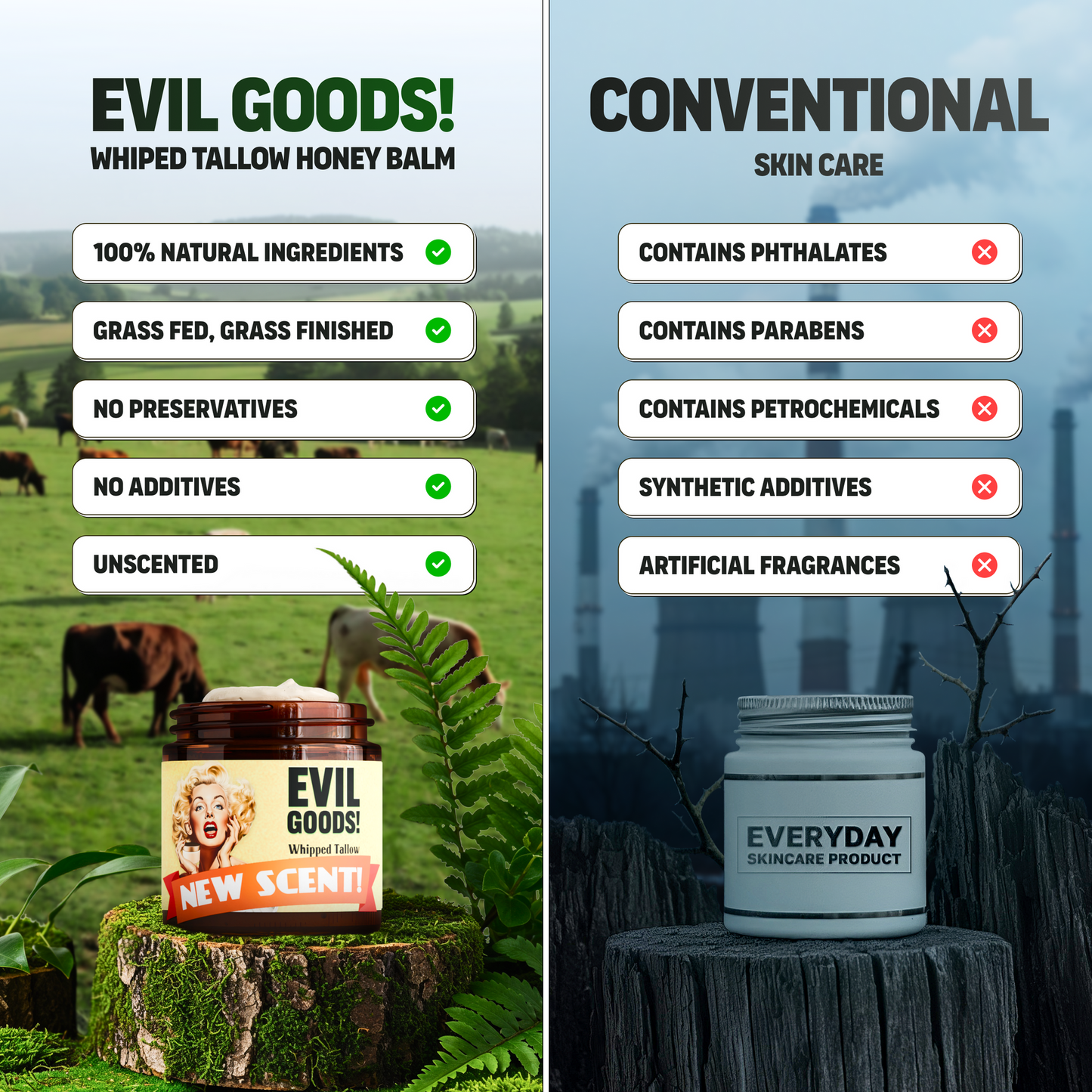 EVIL GOODS! Youthful Glow Tallow Balm