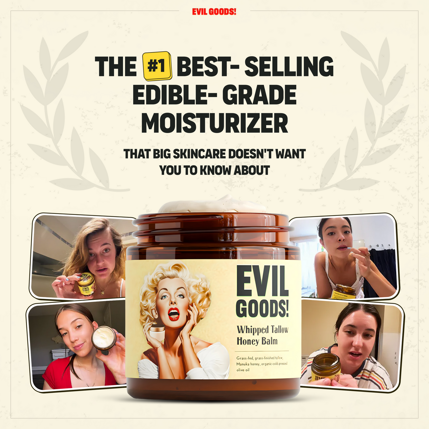 EVIL GOODS! Youthful Glow Tallow Balm